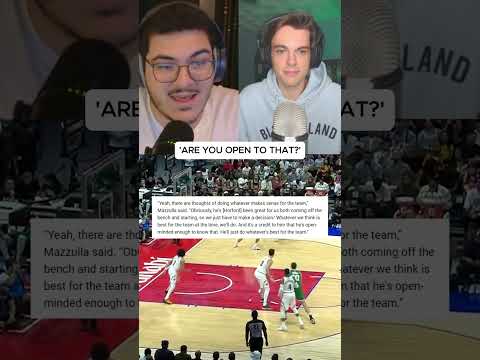 Celtics Are Open to Trying NEW Starting Lineup #celtics #nba #lukekornet #alhorford #joemazzulla